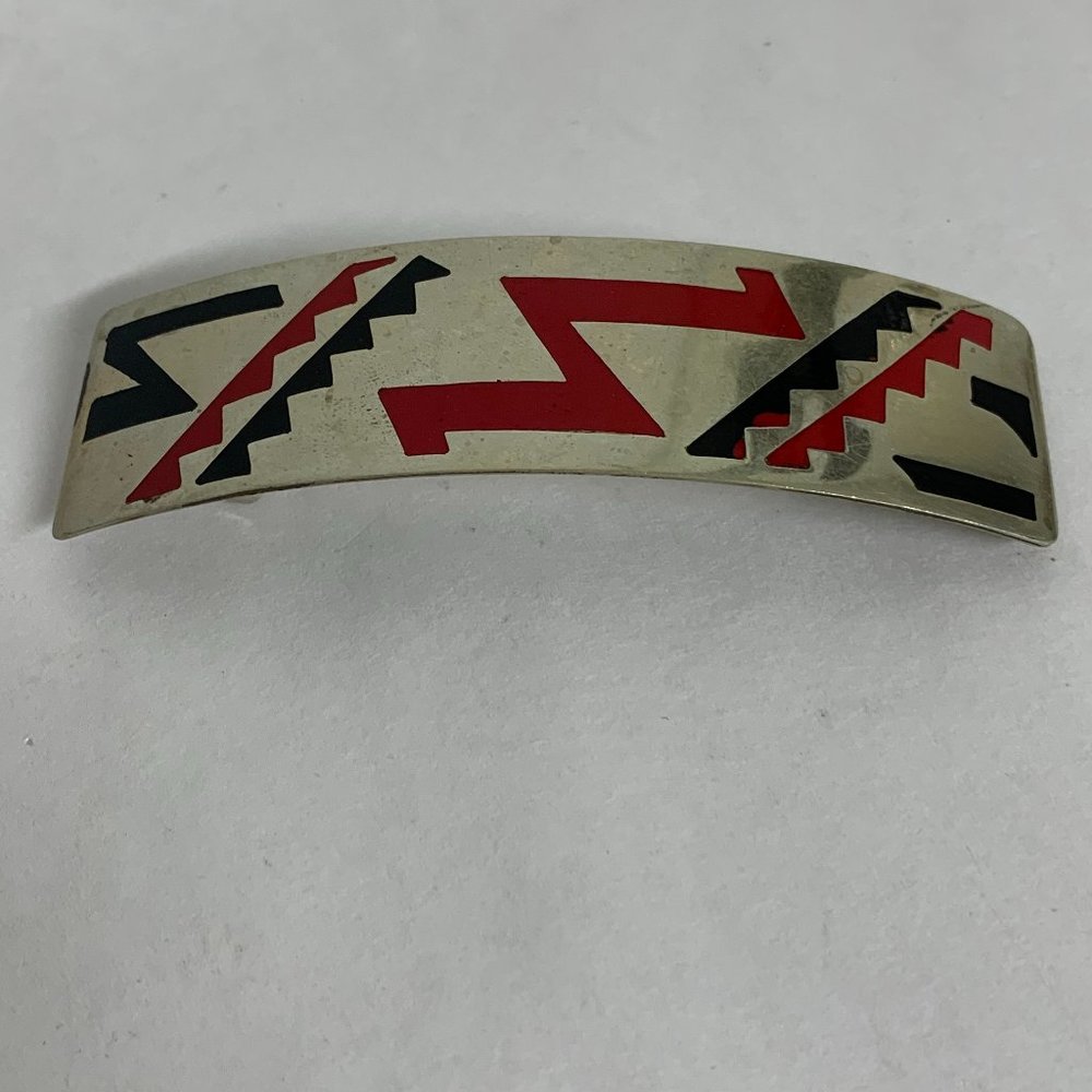 Beautiful Alpaca Silver Hair Barrette by Salsa Designs